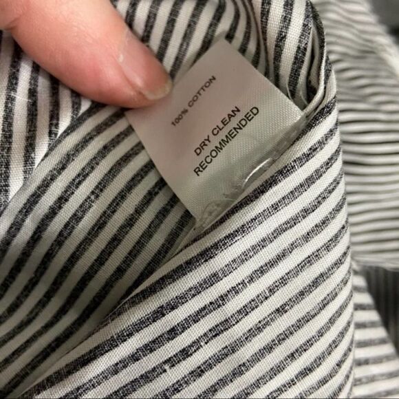 Ali +Jay full Button black white stripe Midi Dress NWT womens XL - Picture 6 of 8